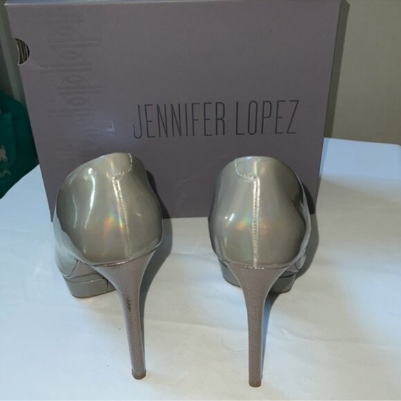 PLATFORM Radiance Holographic Heels - Picture 2 of 7